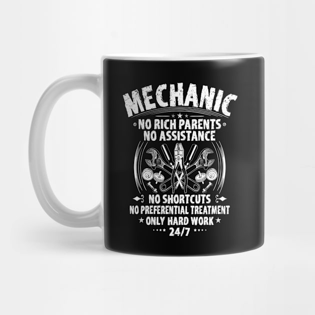 Mechanic/Mechanics/Hard Work/Gearhead/Gift/Present by Krautshirts